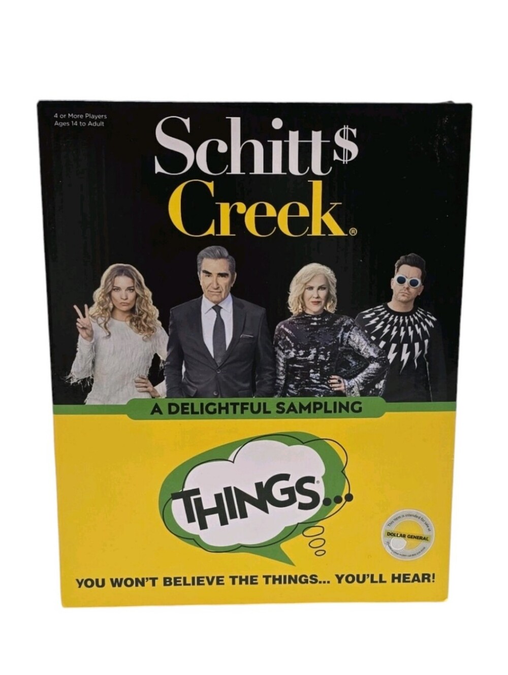 NEW Schitts Creek Card Game A Delightful Sampling Things 100 Topic Cards